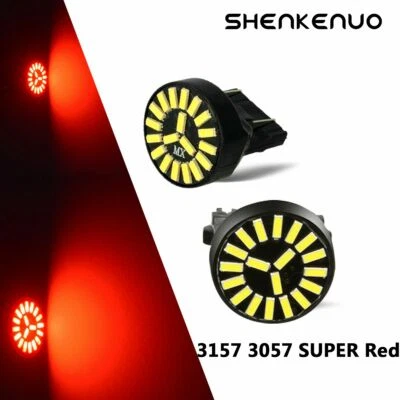 Para Isuzu Ascender 2003-2008 3156 3157 4157 Rojo LED Freno Parada Luz Trasera Bombillas Foto 1 de 4