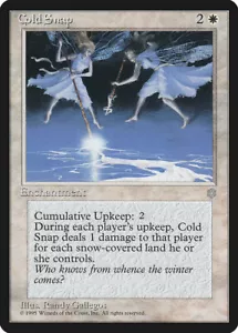 Magic the Gathering (mtg): ICE: Cold Snap (x 4) - Picture 1 of 1