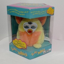 Original FURBY BABY Babies Yellow/Orange Electronic 90's Tiger MIB