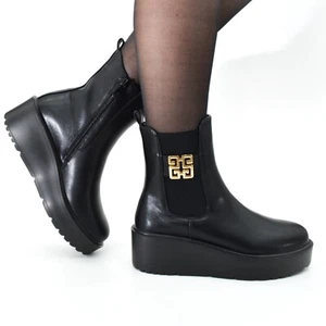 Damen Schuhe Stiefel Stiefeletten Boots schwarz Cowboy Biker Nieten Herbst Neu - Bild 1 von 5