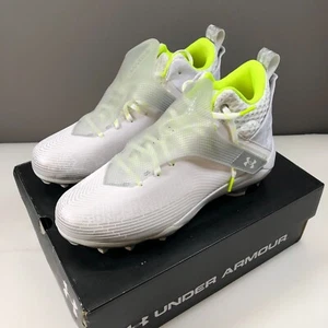 UA Under Armour Men's Hammer MC Football Cleats 3025085-101 Size 11.5 NEW - Picture 1 of 15