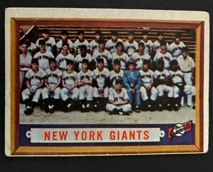 1957 Topps - Scarce Series #317 New York Giants - Imagen 1 de 2
