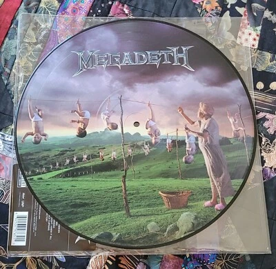 Youthanasia Megadeth Picture Disc Vinyl Record Lp, Outstanding Vinyl Excellent - Image 1 of 4