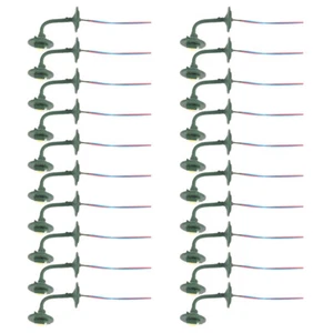 20Pcs Street Bracket Light Model Wall Lamp Posts LED-Building-Kits OO / HO Scale - Picture 1 of 5