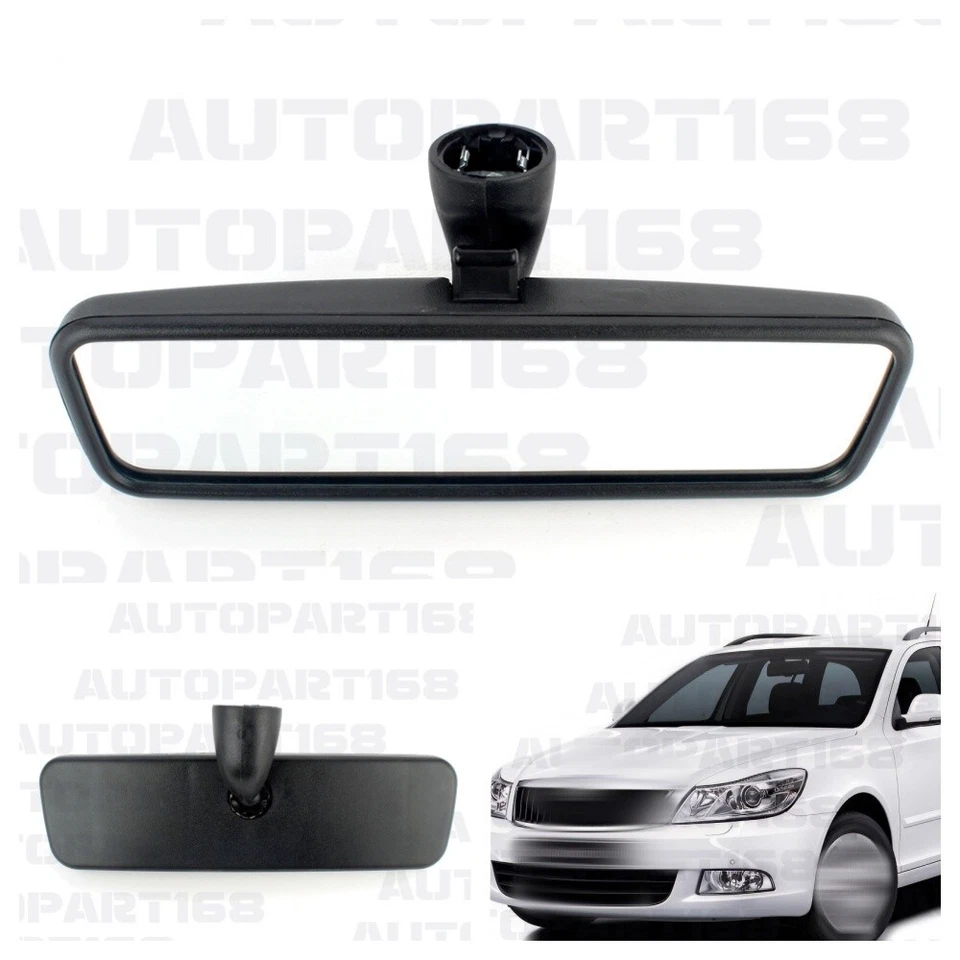 Fit For Skoda Fabia Octavia A4 A5 A6 Black Interior Rear View Mirror  new Foto 1 de 4