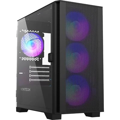 AIR 100 ARGB Micro ATX Case with Tempered Glass 120mm Fans and Easy Maintenance - Image 1 of 4
