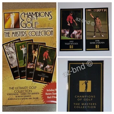 1997 TIGER WOODS & 1998 MARK O'MEARA CHAMPIONS OF GOLF "THE MASTERS COLLECTION" - Image 1 of 4
