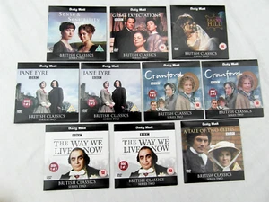 7x BRITISH CLASSICS Series 2 bundle DVDs only Cranford Jane Eyre Fanny Hill +4 - Picture 1 of 8