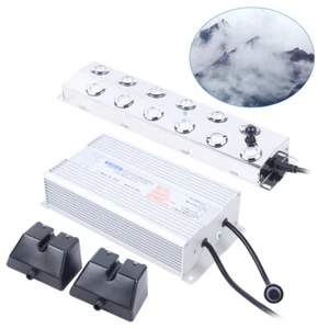 12 Head Ultrasonic Mist Maker Humidifier with Waterproof Power Supply & Buoys - Picture 1 of 11