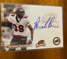 2005 Press Pass Football Autographs Bronze #11 Brandon Browner Auto Card