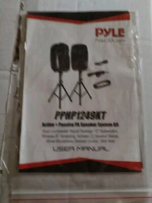 Pyle PPHP1249KT 1800 Вт Bluetooth активная/пассивная двойная акустическая система - Изображение 1 из 4