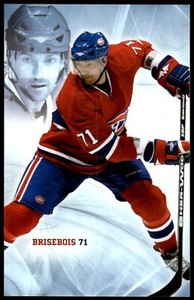 2007-08 MONTREAL CANADIENS TEAM POSTCARD PATRICE BRISEBOIS