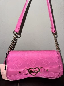 Juicy Couture Only Juicy Flap Shoulder Juicy Pink - Picture 1 of 4