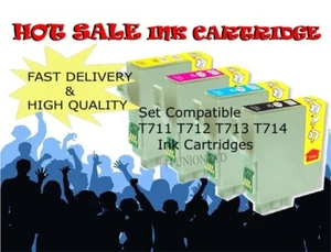 12 (3set)compatible ink catridge for T0711-T0714 - Picture 1 of 1