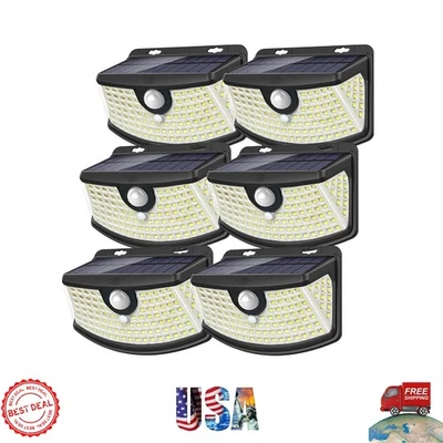 Energy Efficient Solar Motion Sensor Lights - 120 Bright LEDs, Waterproof Design - Image 1 of 4