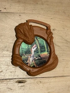 Jurassic Park: The Lost World Velociraptor lenticular holograma etiqueta dinosaurio 1997 - Imagen 1 de 4