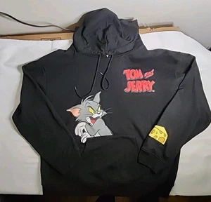 Felpa con cappuccio uomo Tom e Jerry vintage taglia L  - Foto 1 di 4
