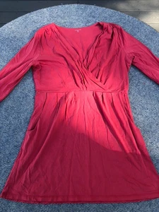 Garnet hill size medium blouse red - Picture 1 of 3