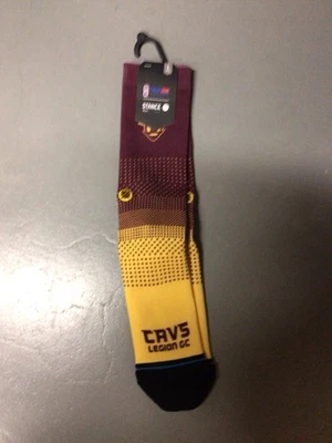 Nuevo sin etiquetas Stance x NBA Cleveland Cavaliers Baloncesto Calcetines acolchados Crew Grande Foto 1 de 3