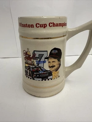 1994 年 Dale Earnhardt NASCAR 温斯顿杯冠军马克杯 Stein 复古 — 第 1/2 张图片