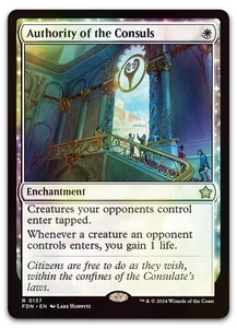 Authority of the Consuls #137 (Foil) (NM) Foundations FDN Magic MTG - Picture 1 of 2