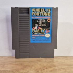 WHEEL OF FORTUNE FAMILY EDITION NINTENDO NES VIDEO GAME NO BOX OR MANUAL
