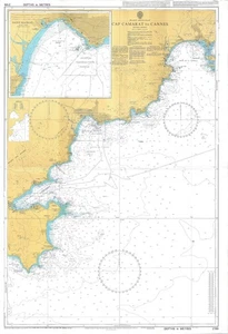 Admiralität 2166 Frankreich Südküste Cap Camarat Cannes Karte Karte Maritim Maritim - Bild 1 von 6