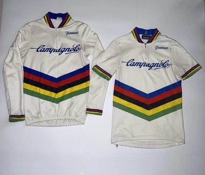Camiseta de ciclismo Campagnolo de colección para hombre talla S lote de 2 Tommaso Italia Foto 1 de 3