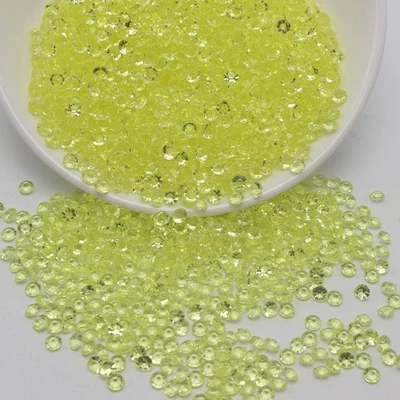 10000pcs Acrylic Rhinestone Diamond 4mm Confetti Wedding Supplies Table Scatter - Image 1 of 4