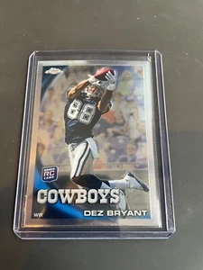 2010 Topps Chrome Dez Bryant Rookie RC Card #C60 Dallas Cowboys W/Top Loader - Picture 1 of 2