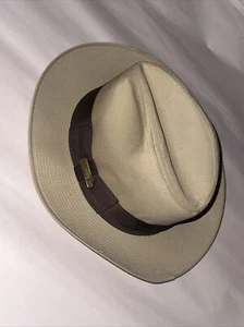 Beige Stetson Indiana Jones and the Last Crusade Pepsi Fedora Cowboy Hat - Picture 1 of 7