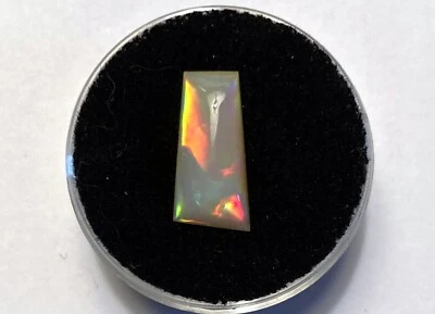 BASE ÁMBAR ETÍOPE ÓPALO FLASH ANCHO RODANTE SÚPER BRILLANTE 1,98 CT ¡SIN PRECIO DE RESERVA! Foto 1 de 2