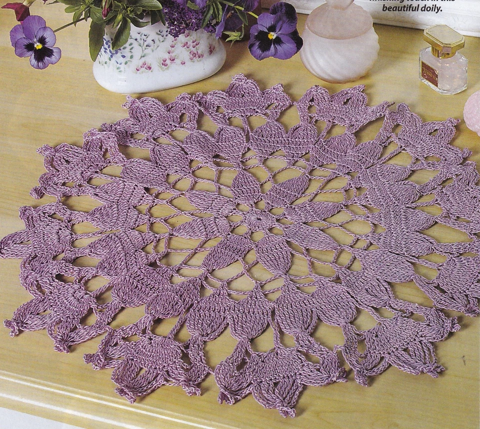 HOWB/Triple Corona Belleza Tapete/PATRÓN DE GANCHILLO SOLO INSTRUCCIONES Foto 1 de 1