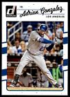 2017 Donruss Baseball Card Adrian Gonzalez Los Angeles Dodgers #112