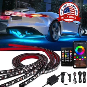 LUCES INFERIORES DEL COCHE Sistema exterior de los bajos Kit luces LED de tira - Picture 1 of 8