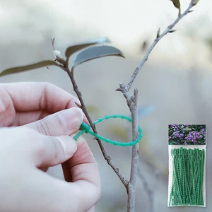 50 Stck. Rebe Garten feste Krawatten Bindedraht Gartenarbeit praktische Werkzeuge Kunststoff - Bild 1 von 4
