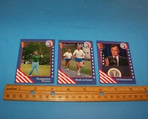 Tarjetas de coleccionista político electoral ""Decisión 1992" del candidato George Bush - Imagen 1 de 2