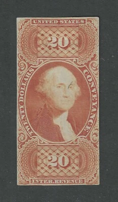USA Scott # R98P3 Proof Fine HR India Paper Stamp US BOB Revenue Cat $220 - Image 1 of 2