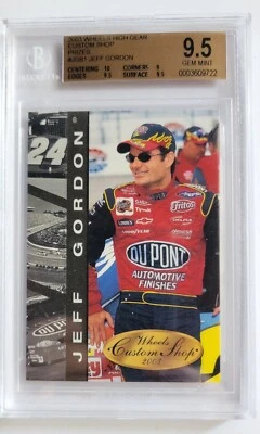 2003 Wheels High Gear Custom Shop Prizes - Jeff Gordon JGB1 BGS 9.5 Gem Mint - Image 1 of 3