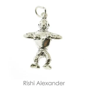 925 Sterling Silver Gorilla Charm - Picture 1 of 2
