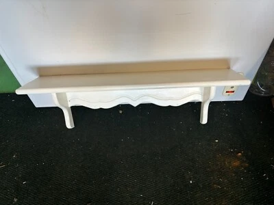Craft made Wood Wall Shelf White - Image 1 of 4