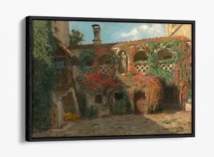 LUISE BEGAS PARMENTIER, FARMSTEAD -FLOAT EFFECT CANVAS WALL ART PRINT - Picture 1 of 12
