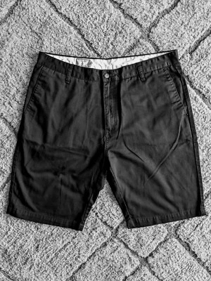 Volcom Shorts Mens 36 Black Chino 22" long, 10" inseam - Image 1 of 4
