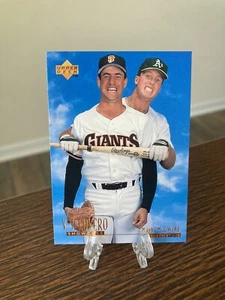 1996 Upper Deck V.J. Lovero Mark McGwire Will Clark Mlb #VJ6 Legends Insert - Picture 1 of 3
