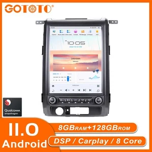 For Ford F150 2009-2012 Android Car Radio Tesla Screen 2Din Stereo Receiver 128G - Picture 1 of 7
