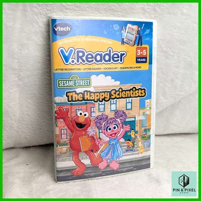 VTECH: V-Reader Happy Scientists Elmo Sesame Street, New & Sealed - Image 1 of 3