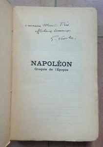 LENOTRE 1932 Napoléon ed Grasset ENVOI DE LENOTRE - RARE - Picture 1 of 2