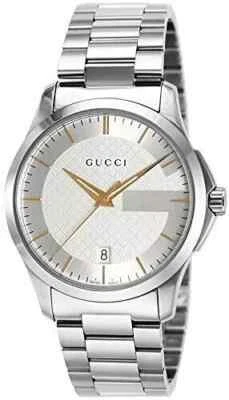GUCCI G-Timeless 126.4 YA126442 Silver Dial Stainless Steel Unisex Watch 38mm - Image 1 of 4