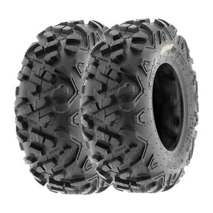 SunF 19x7-8 ATV UTV 19x7x8 All Terrain Tires 6 PR A051 POWER II - Pair of 2 - Picture 1 of 12