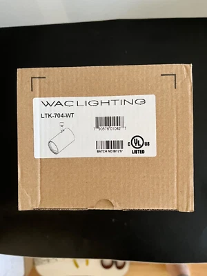 WAC LIGHTING WAC LTK-704-WT L Series Line Voltage Track Head - White